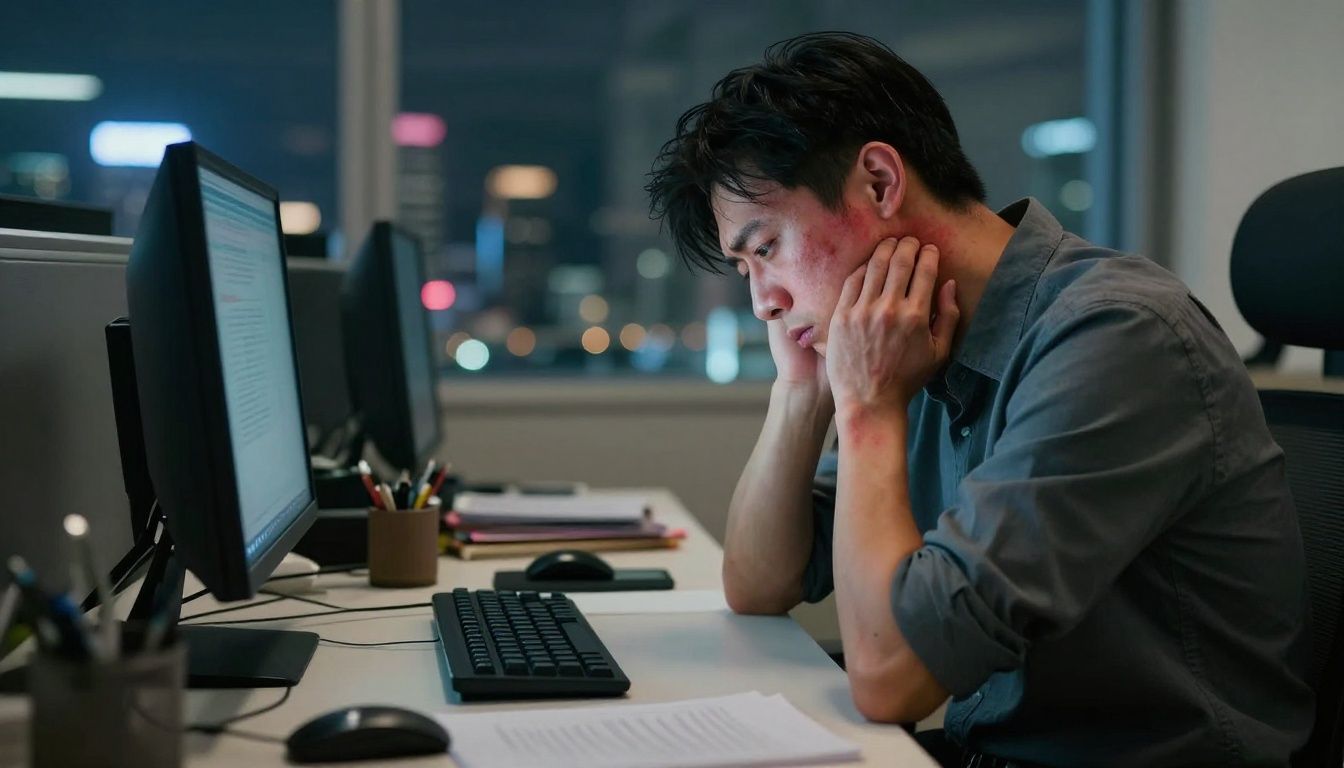 壓力性濕疹與香港工作壓力
