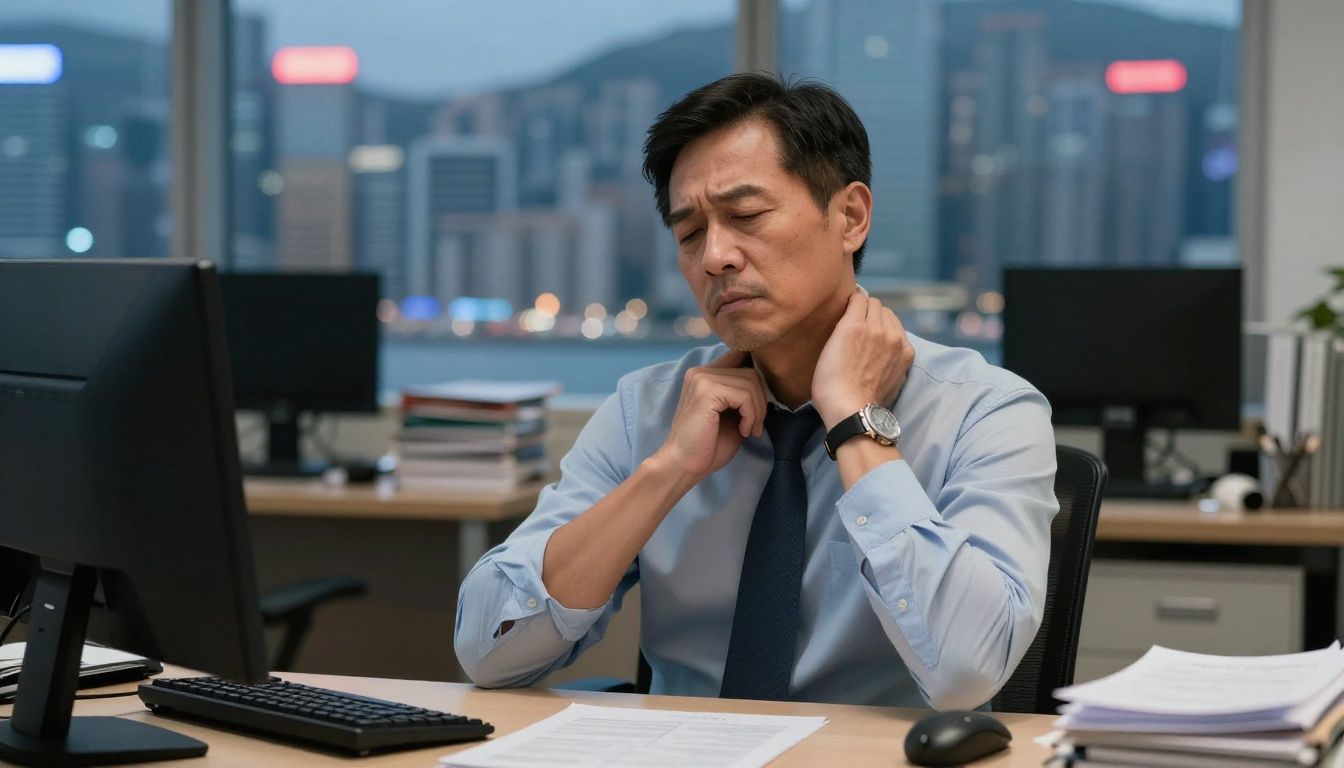 肩頸痠痛：為什麼這麼多香港人都有？從生活習慣、壓力到姿勢全面解析
