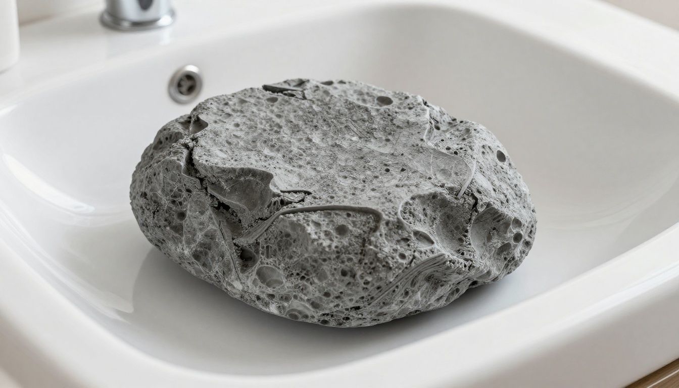 在水槽旁用軟布清潔擴香石