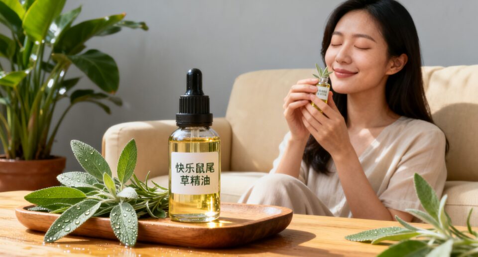 鬆開緊繃的子宮與神經：快樂鼠尾草精油，如何成為高壓都市女性的「情緒安全閥」？