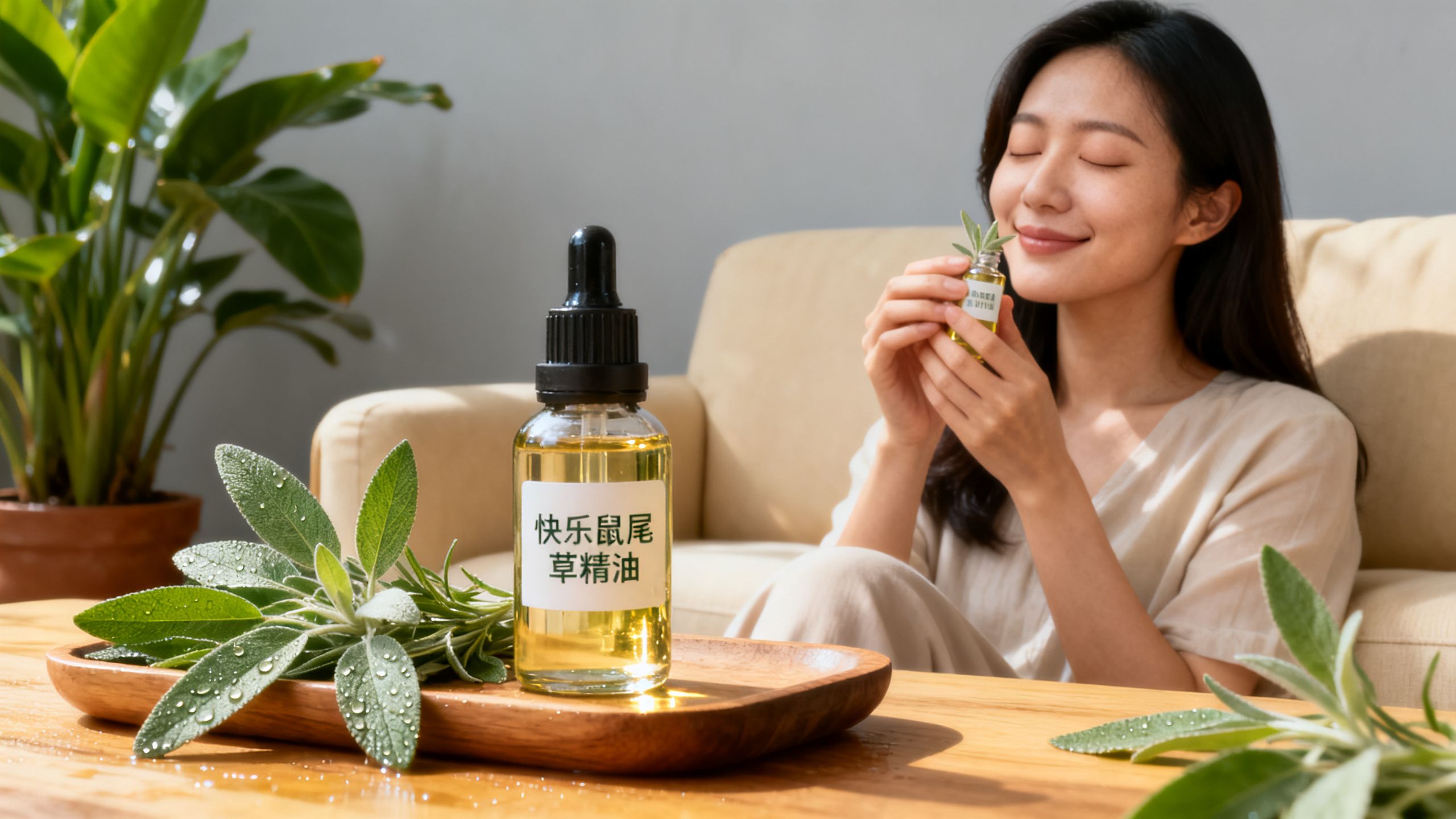 鬆開緊繃的子宮與神經：快樂鼠尾草精油，如何成為高壓都市女性的「情緒安全閥」？