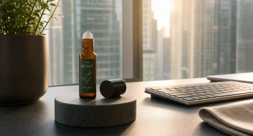 鋼筋肩頸與上背勞損的標靶自癒法：Aeray RESET 滾珠精油的中西透皮消炎與止痛機制